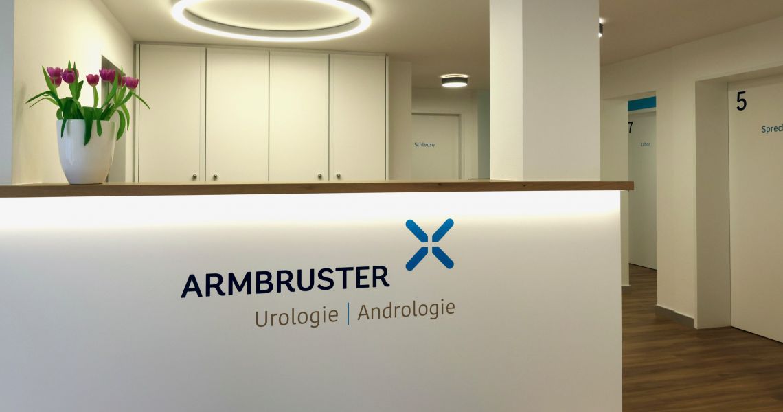 Rezeption der Praxis für Urologie und Andrologie Kirchheim